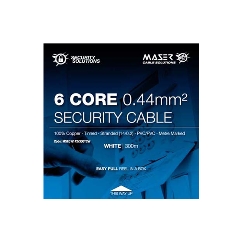 6 Core Cable, 300m Box - MSEC 6142/300TCW
